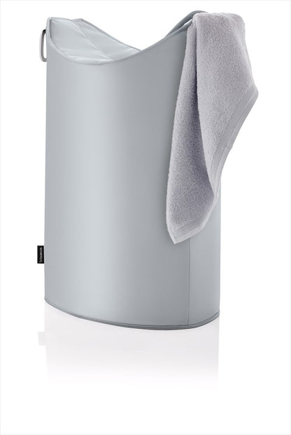 Tvättkorg från Blomus, 65 liter, i färgen Silvergrå